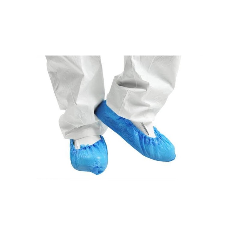 Surchaussure visiteur bleue