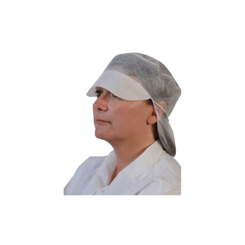 Casquette résille Blanche